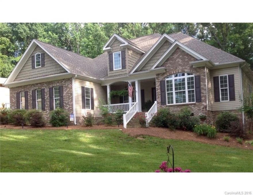 Welcome to the perfect country setting in Lauren Pines! Preferred brick ranch plan on acre lot w/plenty of room to roam. The bonus room over the oversized garage is the perfect place for a media room. Relax in spa-like master retreat on main floor w/beautiful tile shower, granite counters. Large kitchen w/stainless appliances, granite counters, & plenty of room to host guests. Great attention to details in this home with HW & tile floors. PICTURES ARE OF ANOTHER SIMILAR PROPERTY BUILT BY GODFREY