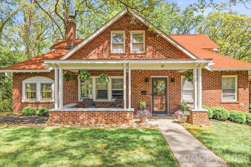 HOUSE + EXTRA  2 LOT potential - Total .30 Acres

Located in the heart of Asheville's highly sought-after historic Kenilworth neighborhood, this beautifully renovated 1928 home blends timeless charm with modern updates and rare opportunity. This unique location is a short walk away from Leah Chiles Park with its popular playground and open green space. 

The home has been thoughtfully updated, including a fully renovated kitchen, updated bathrooms, and brand-new HVAC. The main-level primary suite features a custom bath tub and en-suite walk in closet with integrated laundry. Light-filled living spaces are anchored by an original fireplace, with a flexible main-level room ideal for a home office, studio, or den. Upstairs there two exceptionally spacious bedrooms, one of which is over 16 feet wide. The bedrooms share a full bath and both receive good natural light. An expansive 900+ sqft basement provides excellent storage or future finishing potential. 

You are only Minutes from downtown Asheville, Biltmore Village, The Biltmore Estate, and Tunnel Road shopping and downtown dining. With these thoughtful updates and a neighborhood focused on community, at 41 Chiles,  You're already home.
---------------------------------------------------
Preliminary survey is attached. Current .30 acre parcel is awaiting city approval for subdivision. THIS listing includes the house and all three lots Totaling .30 Acres .

There is a separate listing for the House + Lots 1 and 3 for 725k 
or Just lot #2 listed separately for $199K. (this single lot is not to be sold before the house)

We just received a revised preliminary plat showing the lot can likely be subdivided into 3 total lots.