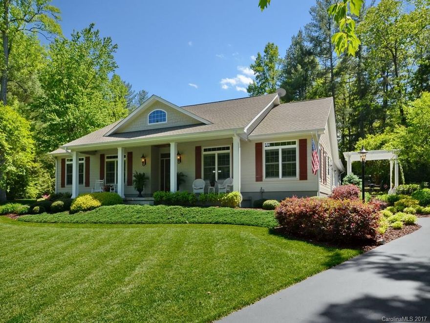 Lovely, immaculate custom home on ONE LEVEL. Over 2,400 S/F. Upgrades inc. open plan, plantation shutters, beaut.kit with granite tops, lighted glass front cabs, walk-in pantry, security system, 2 outdoor patio areas, prof. landscaped. Closet systems, large Mstr bath w/ separate tub & shower, double vanities and private toilet rm. and so much more.