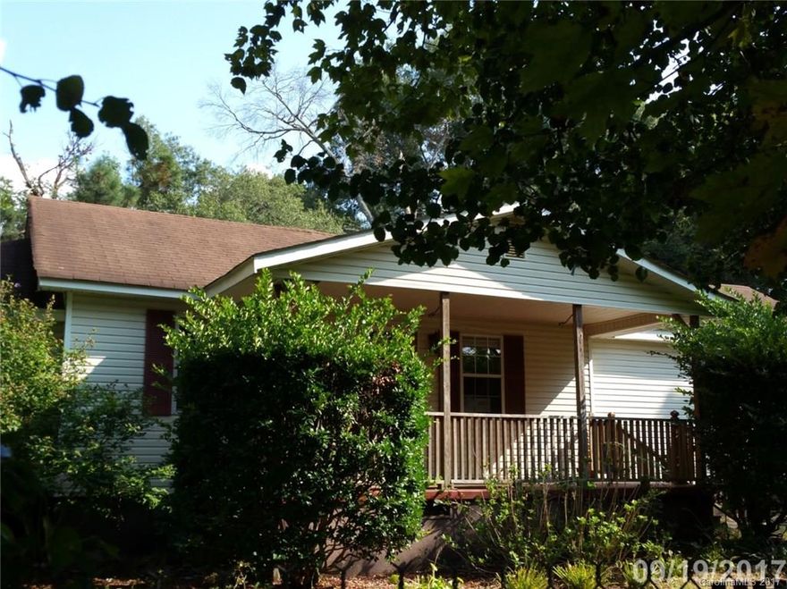 Private ranch in great location features lovely lot with mature trees. Enjoy peach and quite close to Matthews! Property is exempt from NC disclosures. See agent for details. Property also known as 957 Matthews School Rd.