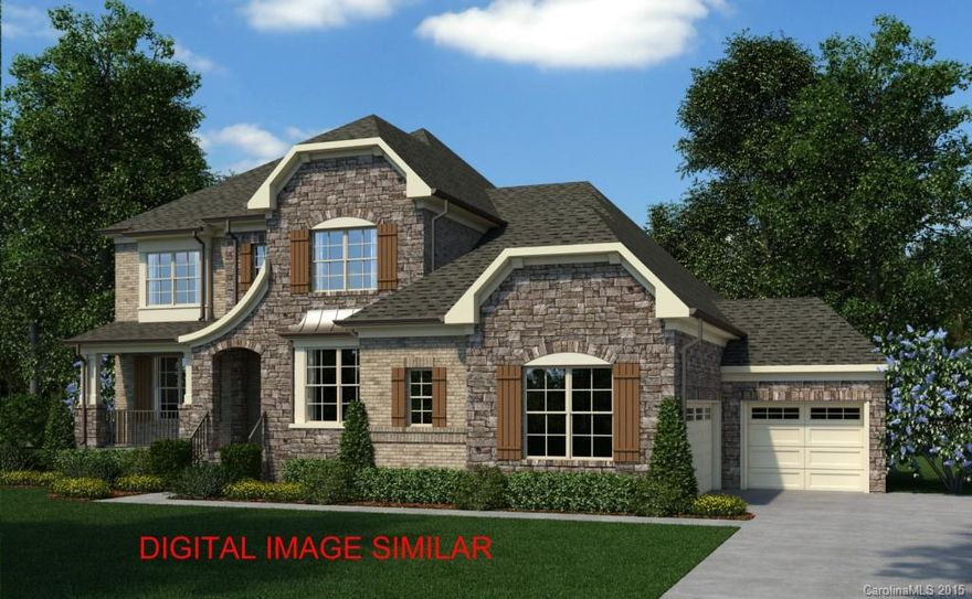 Great location, easy access to I77; Wooded home sites; great room opens to the kitchen, expansive Island, gas cooktop, Stainless appliances, Launch/drop zones off garage entry, SC taxes and Fort Mill Schools.