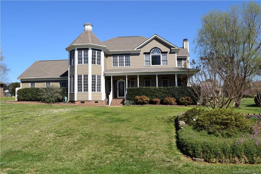 Lovingly maintained 1 owner home.  Spacious rooms for hosting get-togethers. Newly refinished hardwood floors thru-out most of the main level.  Enormous kitchen with granite countertops & tile floors opens to a warm & inviting family room.   Private office or living room with french doors off entry.  3 large BRs up with addtl room for guest, play room, or upstairs office.  Master suite has updated tile floor, large separate shower & garden tub.  View out back of 12th green & front view of Lake.