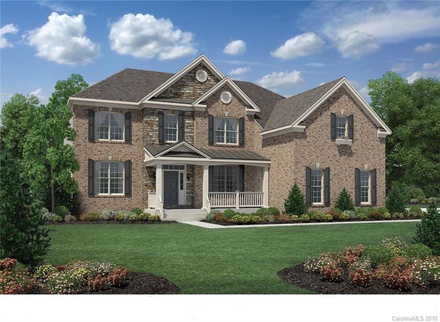 Move into your new home just in time to start at Marvin Ridge schools! With over 4,000 square feet, this four-sided brick home offers you luxurious living. This floor plan includes 4 bedrooms on 2nd level 1 bedroom on main, 3 full baths on 2nd level, and 1 full bath on main. The master suite is cavernous - 3 walk-in closets! The addition of both the Great Room and sun-filled Solarium on the main level is perfect for entertaining. Convenient to Blakeney, Stonecrest, and Ballantyne.