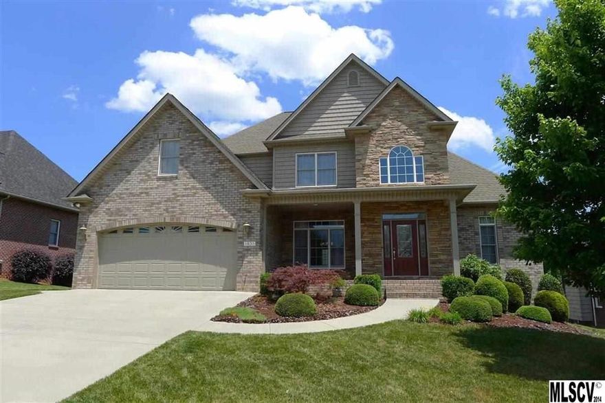 Move-in Ready! This turn-key home in Lawson's Creek is just waiting for its new owner. Main level living includes a two-story foyer featuring a beautiful staircase with iron railing, arched entry to a formal dining room with picture-frame wainscoting, a great room with vaulted ceiling, gas fireplace, and door to the rear deck. The open kitchen offers custom cherry cabinets, stainless steel appliances, granite countertops, and sunny breakfast area. The main level master suite offers a deep tray ceiling and private bath with double vanity, jetted tub, tiled shower, and huge walk-in closet. You'll also find a 2nd guest room and full bath on the main level. The upper level offers two bedrooms, bonus room/5th bedroom, and full bath with two separate vanities. The full unfinished basement is studded and plumbed for easy expansion. Enjoy long range pastoral views over the backyard, unlike any other view in Lawson's Creek. This meticulously maintained home will not disappoint!