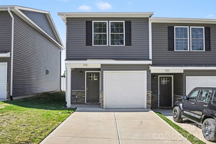 Discover this nearly new construction end-unit townhome in the Highland Park community, offering a clean, modern feel with thoughtful design throughout. As part of a duplex-style building, both sides are currently available—one already tenant-occupied, providing immediate income potential, while this unit is vacant and ready for an owner-occupant or investor seeking flexibility.
Inside, the home features an open-concept main level where the kitchen, dining, and living spaces flow together seamlessly, highlighted by a large island and contemporary finishes that create a bright, welcoming atmosphere. The design maximizes functionality and comfort, with efficient use of space throughout. While the home is not oversized, each area is well laid out to provide practical living without wasted space, making it easy to maintain and enjoy.
Upstairs, all bedrooms are privately situated, along with a conveniently located laundry area. Natural light and neutral tones enhance the home’s fresh, move-in-ready appeal. Outside, a fenced patio offers a private retreat, especially desirable as an end unit, along with attractive curb appeal and an attached garage.
Highland Park offers low-maintenance living with HOA-covered exterior upkeep, allowing residents to spend more time enjoying nearby amenities. The location places you close to shopping, dining, parks, and everyday conveniences in Hickory, with easy access to major routes for commuting.
Whether you’re looking for a personal residence or an investment opportunity, this property stands out with its almost-new condition, dual-unit availability, and income-producing potential next door.