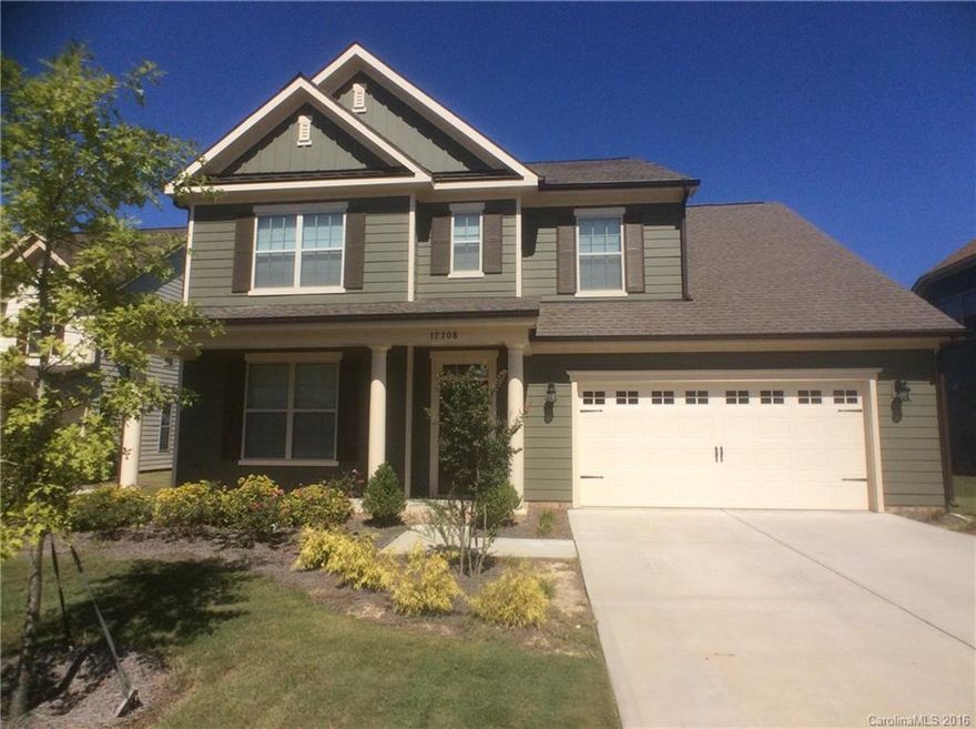 1/2 off 1st full mo rent w/lease beginning within 2 wks of approval! Home in The Palisades with features and upgrades! Wood floors, crown molding, wainscoting and coffered ceilings. Cook's dream kitchen, with SS appliances, granite counter tops, gas cooking, a subway tile backsplash, a breakfast bar island and a walk-in pantry. The first-floor bedroom and full bath are ideal for guests. Master suite with a huge walk-in closet and 5 piece BA. Access to the community pool and gym included.