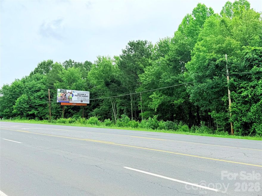 1.78 acre lot on N Main St in China Grove with two billboards generating $4,000 per year for the next 15 years. Property includes two site plans: one showing 9 to 10 lots with city water and sewer available across the street (bore required), and one showing 3 large single family lots on well and septic that meet all setback and size requirements by right. Great investment or development opportunity in a growing area with instant income. Seller is willing to consider an owner finance structure as well. "Conceptual site plan shown for illustrative purposes only. Any subdivision or development is subject to City of China Grove review and approval. Buyer to verify all development options directly with City."