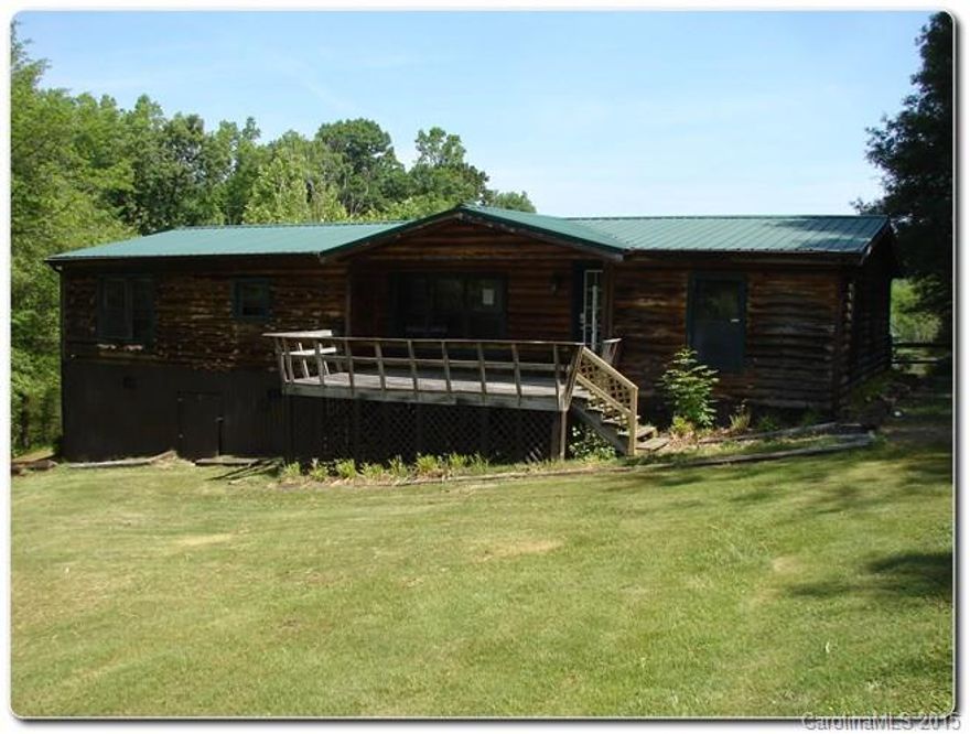 Waterfront Getaway on South Fork Catawba River!! Home is a log exterior doublewide which gives that true cabin on the water feel. Home has expansive amount of shoreline with floating dock. Unbelievable water views from the back deck. Interior has huge great room wit vaulted ceilings and dining area with built ins, kitchen has upgraded cabinetry. Great bedrooms and large master suite. Don't miss out on this GEM!!