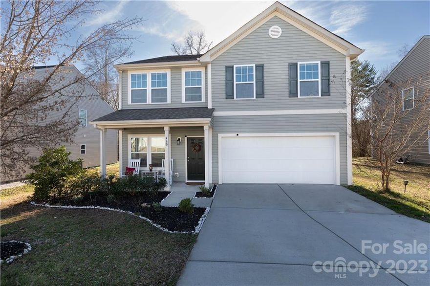 This beautiful neighborhood begins with turning onto a private tree lined entrance and every street is tree lined.  Award winning Clover Schools!  This home offers spacious rooms throughout with oversized kitchen, new LVP flooring on main floor, stair lift to upstairs where there are 3 bedrooms plus a large flex room that could be converted to a 4th bedroom. Primary bath offers a garden tub & Separate shower. You need to come and see this beauty.  Priced to Sell!