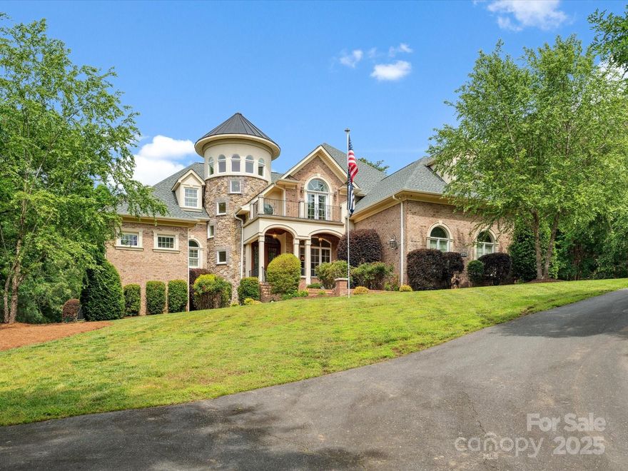 Elegance and sophistication abound in this 5000+ HSF stately custom estate!  Details throughout the 4 bedroom 4.5 bath have been perfectly appointed. Over the threshold immerse yourself in the open floor plan with dramatic ceilings and sunlight filled rooms.  There is a view from every picturesque window of your private meticulously tended to grounds. The main living areas are lined with gleaming hardwoods, custom fixtures and high end finishes.  The kitchen is ready for those culinary artists to create their masterpieces for friends and family.  There are abundant spaces ideal for entertaining guests whether it be in the formal dining/ living rooms, catching a movie in the great room or retreating to the 4 expansive primary suites! Continue entertaining beyond the glass and enjoy the resort-style pool and spa, covered patios, fenced yard, playhouse and so much more! Car enthusiasts and hobbyists will admire the 3 car attached garage and two car garage/workshop.