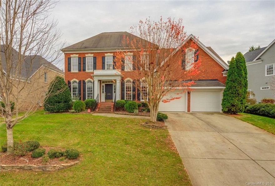 Custom Built, Fantastic Location (btwn I-77 & I-85, WT Harris & I/485). Walk/Bike to Shoppes (Trader Joes), Restaurants, Golf. Gourmet Kitchen-Granite, GE Profile SS Appl, Tile, Custom Cabs w/ Slide-outs. Main Fl Bdrm w/ Full Ba. Office, Impressive Trim & Sunrise Windows, GR w/ Sound & Wood Fls. Owners' Retreat-Sound, Deep Trey Ceiling, Custom Walk-in Closet, Remodeled Ba w/ Granite, Tile, Seamless Shower. Bonus Rm w/ Sound. Fenced, Private Yard w/ Waterfall/Pond, Irrig, Lighting, Deck.