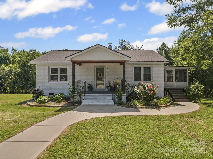 Step into this beautifully renovated home where thoughtful updates and serene privacy come together. Nestled on a spacious 2.5-acre lot with no HOA restrictions and fruit trees dotting the landscape, this property offers a rare mix of freedom and functionality.
Inside, you'll find an open-concept kitchen with newer appliances, perfect for everyday living and entertaining alike. Luxury vinyl plank flooring flows throughout the home, adding both style and durability.
The split-bedroom floor plan offers ideal separation, with the entire finished basement transformed into a luxurious primary suite, complete with a soaking tub, seamless walk-in shower, and plenty of space to unwind in peace.
Enjoy warm evenings on the large screened-in porch, ideal for sipping sweet tea and enjoying the Carolina breeze. With a new roof and windows—both under lifetime warranties—this home offers peace of mind for years to come.