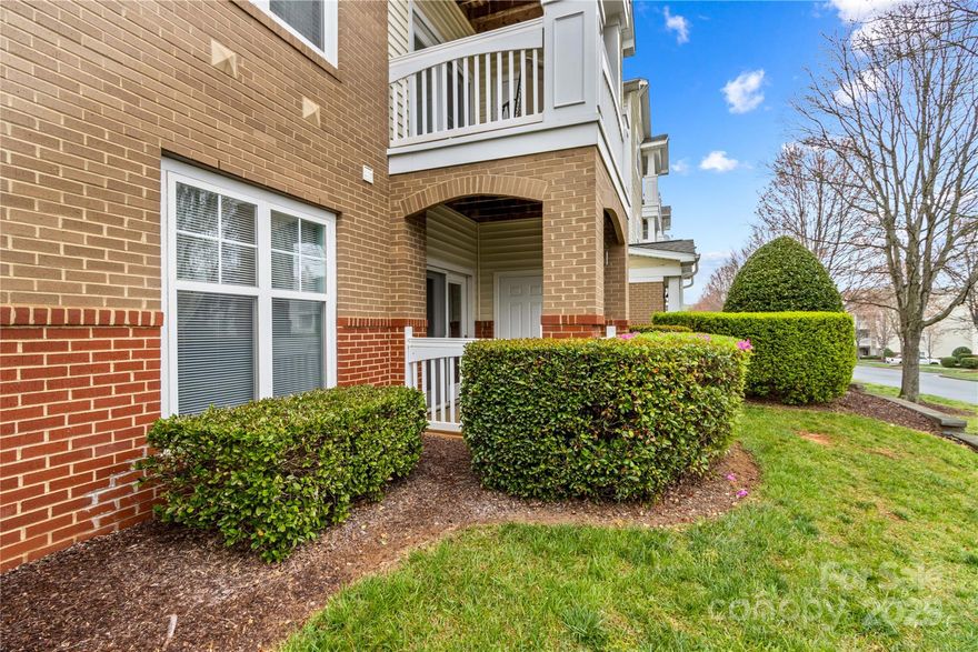Prime Ground-Floor Condo in Alexander Chase!
This ground-floor unit offers the best location in Alexander Chase, featuring a private covered porch overlooking the clubhouse and pool, with a spacious grassy area on two sides. Enjoy brand-new stainless steel kitchen appliances (with warranty) and new vinyl plank flooring throughout for a fresh, modern feel. The 6x3 outdoor storage closet, wide doorways, and step-free access provide easy living for all. Rental Cap Met, Waiting List only for Rentals.

Walk or bike to Birkdale Village via the McDowell Creek Greenway for shopping and dining. Trail Head access. Assigned parking near the entrance adds convenience. Just add your personal touch and make it yours!