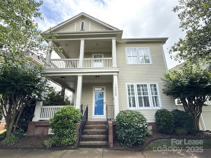 Perfect Blakeney location! Wrap around front porch and second story deck! High ceilings, hardwoods & plantation shutters throughout main floor. Updated lighted. Open kitchen with granite. Spacious master with dual sinks and garden tub. Renter's Insurance is required. Pet fee is per pet that does not exceed 35 lbs.
