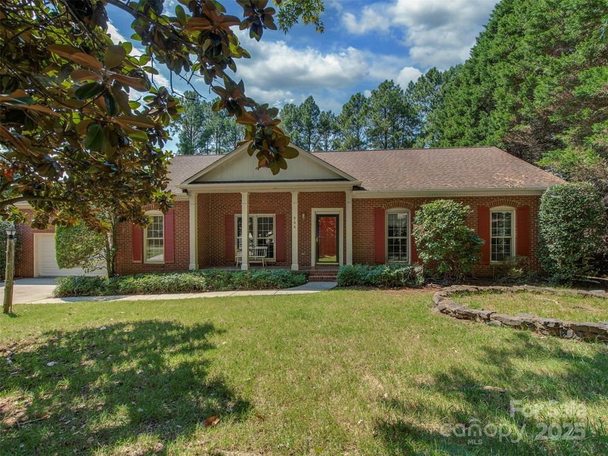 Ranch with POOL in sought-after Sardis Plantation! From the rocking-chair front porch, enter into the foyer that leads into the formal living and dining rooms. Down the hall find the Primary Bedroom with Primary Bath, and 2 additional Bedrooms and full bath. The spacious kitchen & breakfast area open to the vaulted-ceiling Great Room. Enjoy entertaining on the back patio by the Pool! Easy access to the fenced-in backyard through the Great Room or Laundry Room doors.  Access the 2-car garage with workbench through the Laundry Room as well.