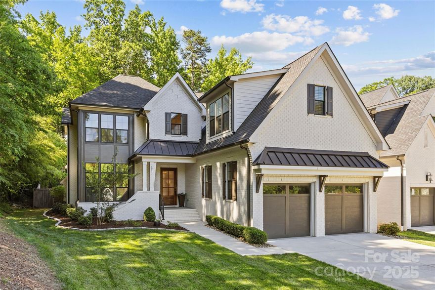 Gorgeous newer construction home in desirable SouthPark! Built in 2020, this home features custom finishes, beautiful hardwoods, bright open floorplan, and high ceilings (10 ft on main, 9ft on upper). Gleaming kitchen features white quartz countertops, custom cabinetry, all stainless appliances, center island, coffee/bar niche with beverage fridge, and walk-in pantry.  Vaulted family room with cozy gas fireplace, plus dedicated study and full hall bath! Primary retreat on the main level with vaulted ceilings and spa-like bath plus expansive walk-in closet that connects to laundry. The upper level offers a large bonus room and office niche plus 3 secondary bedrooms all with en-suite baths and walk-in closets. Screened porch overlooks the patio and private fully-fenced rear yard with mature landscaping. Attached two-car garage and tons of storage throughout. This home is completely move-in ready and  a pleasure to show, just minutes from all that SouthPark has to offer- don't miss!