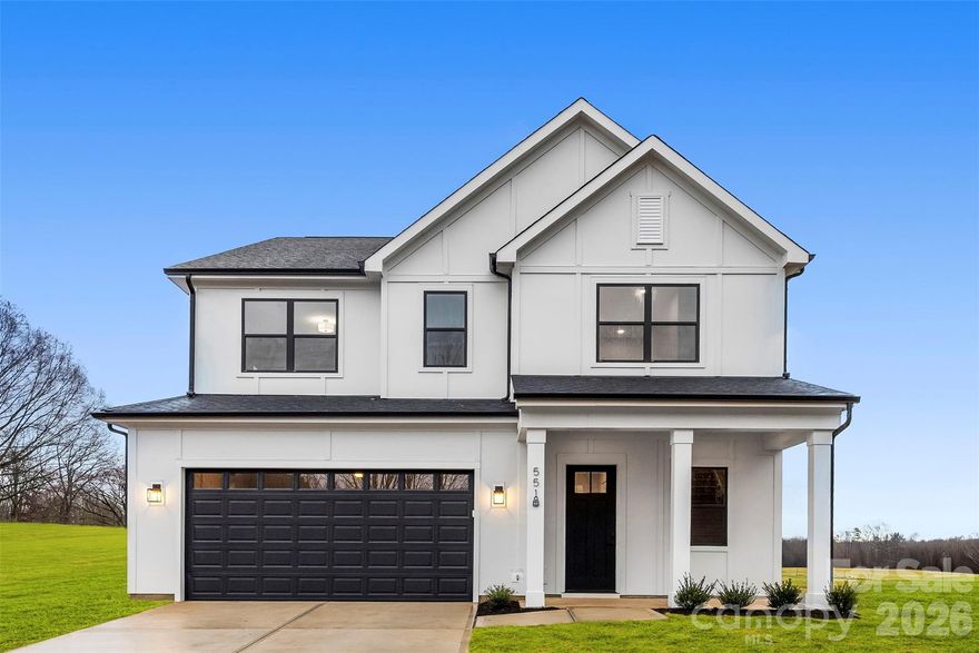 $7,000 in Closing Cost with Preferred Lender!  Welcome to this Dream Home 3,305 SQ FT, 5 Bedrooms, a playroom/bonus, 3.5 Baths sitting on .62AC perfectly positioned with no HOA. As you step in the front entry way your greeted with luxury finishes, highly upgraded open floor concept with a dining area, kitchen with quartz countertops, 42 inch white cabinetry, ss appliances including a refrigerator, custom tile backsplash, center island and abundant storage ( a butler pantry with wood shelving, cabinets and backsplash plus a walk in pantry with shelving. Family room is positioned for everyday living or entertainment.  Tons of natural light throughout with a sliding glass for that overflows in the backyard and just look at your view.  Primary bedroom on main level with recess lights, Master bath has dual sinks in vanity with walk in Tile shower. Laundry on main level and one upstairs as well.

Walk up the spacious stairwell to 4 spacious bedrooms and playroom/bonus room with double doors.
Well/Septic, No City taxes.  Built to Impress and MOVE IN READY.