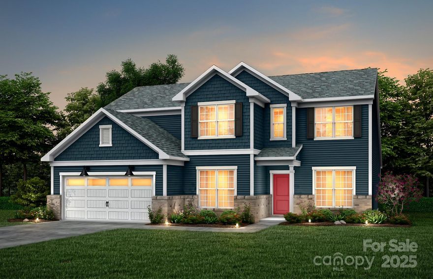 Welcome Home to Patterson Pond and the beautiful Vanderbilt plan featuring the convenience of the Owner's Bedroom on the main level. This intimate community features the tranquility you are seeking while being close and convenient to everything you want here in Fort Mill. This wonderful floor plan offers a spacious open Gourmet Kitchen, Cafe and Gathering Room with cozy fireplace. Spacious 2 car garage with tandem space for either a 3rd vehicle or workshop/storage.  Enjoy features such as Tray Ceiling in the Owners Bedroom and Dining Room, as well as the Planning Center conveniently located off of the Gathering room.