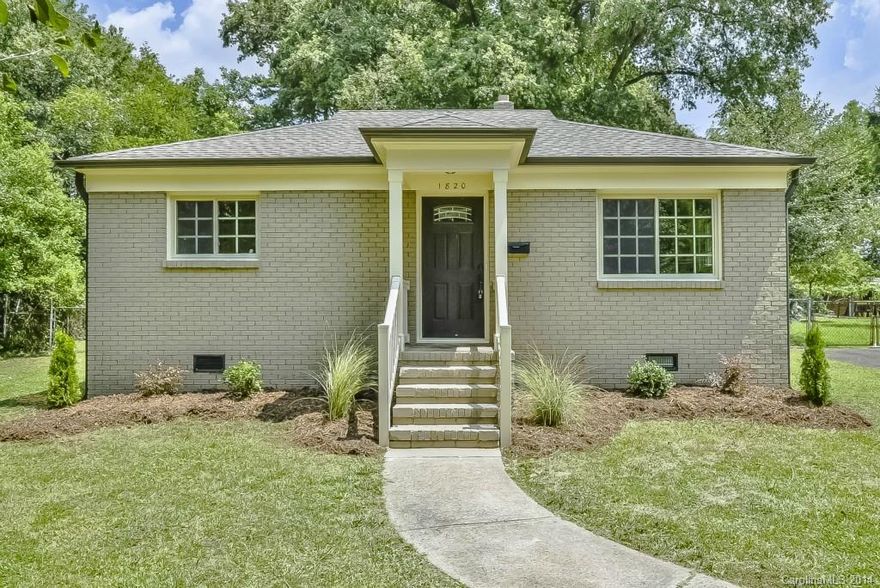 Adorable remodeled bungalow minutes from uptown in desirable Oakhurst neighborhood.  Freshly remodeled this cozy  home boasts upgrades galore...including a new 30 yr architectural shingled roof, windows, gutters, columns/bannisters, landscaping, paint, lighting, ceramic tile floors in kitchen/bath, appliances, cabinets, granite counter tops, interior doors, exterior doors, trim, carpet in master, hardware, etc....also the original hardwood floors were re-finished to new. Fenced shaded backyard