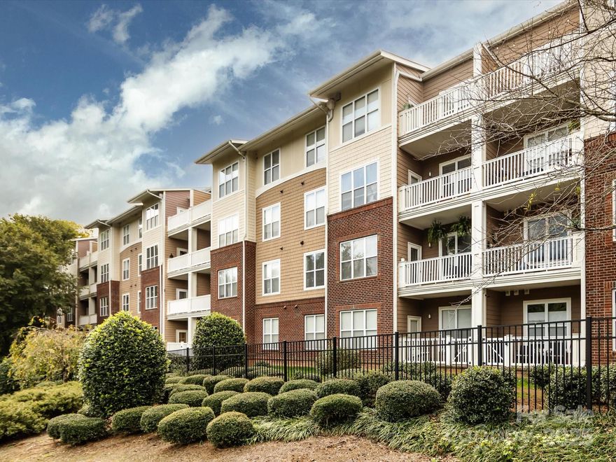 Move-in ready condo in the heart of Charlotte! This beautifully maintained two-bedroom, two-bath residence offers the perfect blend of comfort and convenience just steps from Park Road Shopping Center and minutes to South End, SouthPark, Myers Park, and Uptown. Designed for easy living and entertaining, the open floor plan connects the kitchen, dining, and living areas seamlessly. The kitchen features quality cabinetry and stainless steel appliances, while the living area is filled with natural light from large windows and opens to a private, covered balcony ideal for morning coffee or evening relaxation. The spacious guest bedroom includes access to a full bath, and the primary suite serves as a true retreat with an oversized bedroom, dual vanity bath, and an expansive walk-in closet. Enjoy community amenities including an outdoor pool, covered parking, elevator access, and a private storage closet conveniently located just one floor up. Experience low-maintenance living in one of Charlotte’s most desirable areas with top rated schools!