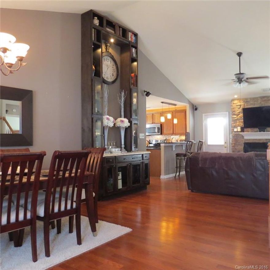 Completely upgraded luxury home. Open floorplan with 14' ceilings and main floor master bedroom. Master bathroom has detailed tilework and dual shower heads. Back patio is an oasis with high fence and beautiful foliage.