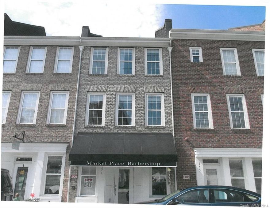 3 Story Live/Work Town Home with 2nd and 3rd floor for Lease over Market Place Barbershop that is Closed Sunday and Monday, and closes at 5PM other days. Very desirable location with appliances provided, utilities paid, except for Cable, Internet and Phone. Easy access to I-77, Charlotte, Lake Norman, Corp HQ's of Lowe's and Ingersoll Rand, and you walk to shops, restaurants and the Harris Teeter Food market