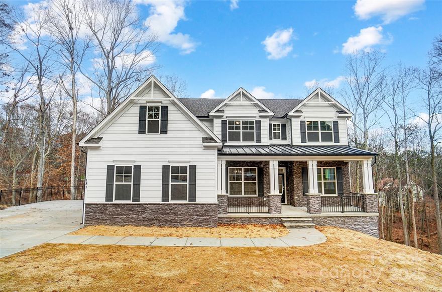 PROPOSED/TO BE BUILT by Eastwood Homes. Located in the vibrant area of Statesville, experience unparalleled beauty in this semi-custom built home, perfectly blending elegance with Craftsman charm. Perched on nearly 2 acre lot of ultimate privacy.

The Charleston is a stunning 2 story, 5 bedroom, 3 bath home with a formal living and dining room, kitchen with an island, first-floor guest suite with a full bath, oversized entry from the garage, and 2nd family room. The 2nd floor has 4 bedrooms, the primary bedroom with 2 closets, a large, 2nd floor laundry room, and an additional full bath.

Options available include a covered porch, sunroom or screen porch, 2nd laundry room on the 1st floor, alternate designer kitchen layout with oversized pantry, optional butler's pantry, study with French doors instead of the formal living room, an optional loft or bonus room, an additional upstairs bath, and a Jack and Jill bath. 

GPS 173 Laurel Cove Rd; Agent has ownership interest in land.