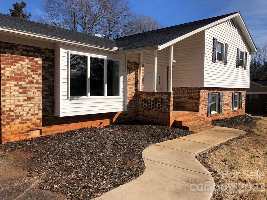 Coming to the market 1/23 this home won’t disappoint. Location, updates, nice easy to maintain level lot this 3 bed 3 full bath split level home is fully updated and turnkey. Located behind Maiden Middle School just blocks from a downtown stroll you’ll want to see this home. From the main level entry, the kitchen with stainless steel appliances, granite countertops and hardwoods, opens up to a family room and a dining area. Just a short flight of stairs up takes you to 3beds and 2 full baths. On a lower level from the entry-level main area a short flight of stairs down, takes you to a huge bonus room with a fireplace which would make for a very cozy den and another full bath. A mud room/laundry area  opens to a side patio. This family is relocating for work but you’ll want to have an appointment ready to view this gem!!