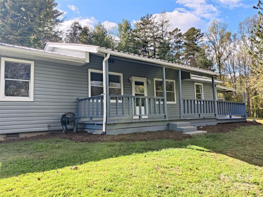 NEW PRICE! $360,000, up to $5,000 in seller-paid closing costs, home warranty paid by seller at closing!
1,386 single level ranch home, 2BR / 1BA, includes detached livable space that could possibly be used as income producing nightly rental, detached workshop, additional outbuilding for storage, space with hookups for RV, 2.67 acres, close proximity to Weaverville activities and 15 minutes from downtown Asheville. Large front porch, vinyl siding, new well pump in 2022, septic pumped in 2022, open usable yard.  Motivated seller!
