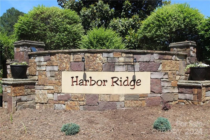 Corner lot. Welcome to Harbor Ridge community which is  located on the pristine shores of Lake Rhodhiss, a lake created by Duke Power Company and popular for its water clarity and accessibility to areas like Hickory, Charlotte, Asheville, Winston-Salem and the lovely mountains in Boone. The Lake is a popular place to enjoy swimming, boating, water skiing, and fishing. In fact, there are many fishing tournaments held on the lake, as it is home to a variety of different species of fish. Vacation. Explore. It’s great year round living.