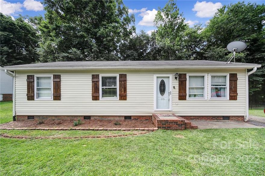 Welcome home! This one story home is perfect as a starter home or for someone that wants to downsize. Consisting of 3 bedrooms, 2 full bathrooms, a comfy living room and a great sized kitchen with an eat-in dining area. This opens up to the back deck overlooking the fenced in backyard backed up by woods. Great location in High Shoals and very close to High Shoal's City & Recreational which includes a walking trail, ball field, and park. This home is being sold as-is.