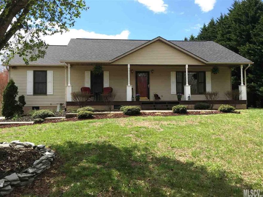 One level living in this Immaculately maintained 3bd/2ba with double garage. Enjoy .72 Acres with partially fenced backyard and private covered deck with overhead fans in serene neighborhood. Gorgeous updated kitchen with ample counter space and cabinet storage. Nice open floor plan, large laundry room, and separate utility room.