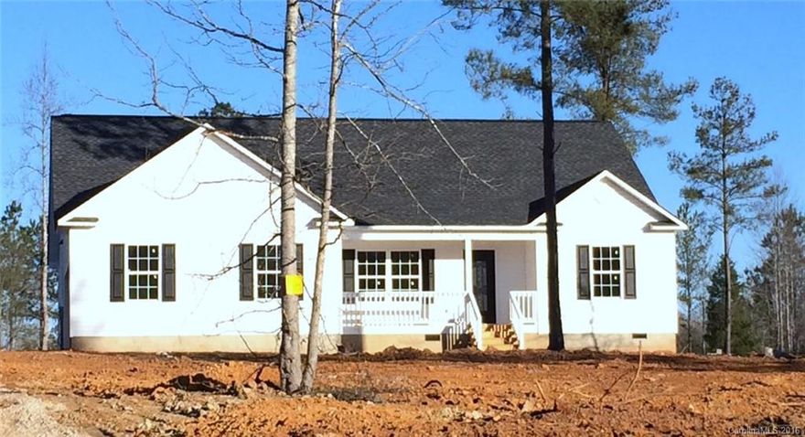Lovely New Construction! 3b/2b, side load 2 car garage, granite and hardwoods, covered rear porch, and a propane fireplace. All this on a large 1.02 acre lot in a USDA 100% financing area!