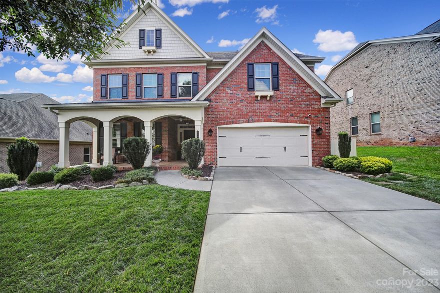 Welcome to this stunning 5-bedroom, 3 1/2-bath home located in the highly desired Barber Rock neighborhood. 
This full brick home sits on an amazing lot with lush landscape and even boasts a secret entrance to the community field. Meticulously maintained, this home is beyond well-kept. Step inside and be greeted by beautiful hardwoods 
throughout entire home. The fabulous living area features an open concept design, with large kitchen island, butlers pantry and eat in kitchen dining space perfect for entertaining. The spacious bedrooms offer plenty of room for relaxation. Conveniently located near Ballantyne and major highways, this home provides easy access to Uptown Charlotte, the airport, and medical facilities. Don't miss this opportunity to own a piece of tranquility in a prime location! Community pool and playground. Low SC taxes. A MUST SEE!