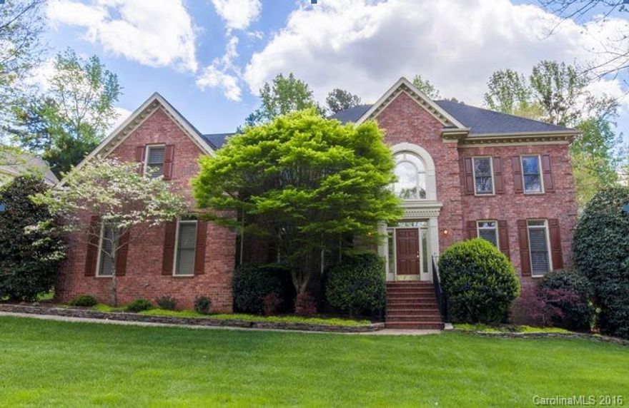 Beautiful details abound in this home. Greet guests in 2 story foyer with formal living, dining. Entertain in style in the gourmet kitchen with soaring windows & open floorplan. Elegant crown molding, plantation shutters & hardwoods throughout. Bed & full bath on main. Up the dual staircases, 3 bedrooms feature custom walk-in closets & baths. A bonus & additional flex room give many options. Relax in the sunroom & paver patio invites you to be outdoors all season with firepit and built-in grill.