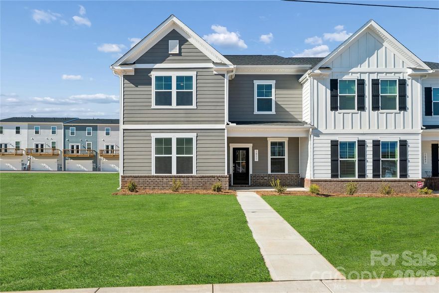 Located in the heart of Fort Mill with convenient access just off I-77, this 2,425 sq. ft. home delivers the charm of single-family living with the low-maintenance ease of a townhome. Featuring 3 bedrooms, 2.5 baths, and a rear-load 2-car garage, the thoughtfully designed floorplan balances style and functionality.
The open main level is ideal for entertaining, while a pocket office with French doors provides a quiet work-from-home retreat. Outdoor living is easy with a welcoming front porch and a covered back patio complete with a ceiling fan. Upstairs, the spacious primary suite boasts double walk-in closets, complemented by a versatile loft and a convenient laundry room with sink.
Just minutes from Kingsley and historic downtown Fort Mill’s shopping and dining, this home seamlessly blends comfort, convenience, and location. Schedule your showing today!