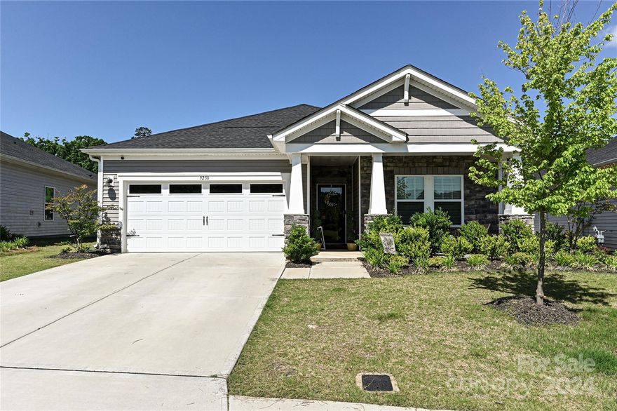 Welcome to this stunning ranch-style home nestled in a serene neighborhood! Boasting a spacious open floor plan, this residence offers 3 bedrooms, 2.5 bathrooms, a den, and a combined living room and dining area, perfect for seamless entertaining and comfortable living. The modern Kitchen boasts a large kitchen island ope to living room and dinning area.  Outside you will find a screened in porch at the back and covered porch in the front facing common space.  Step into the drop zone from the 2-car garage, providing convenience and organization. Enjoy the tranquility of the large fenced-in yard, offering privacy with no homes directly behind or in front of the property. With its modern design and prime location, this home is the epitome of suburban luxury.