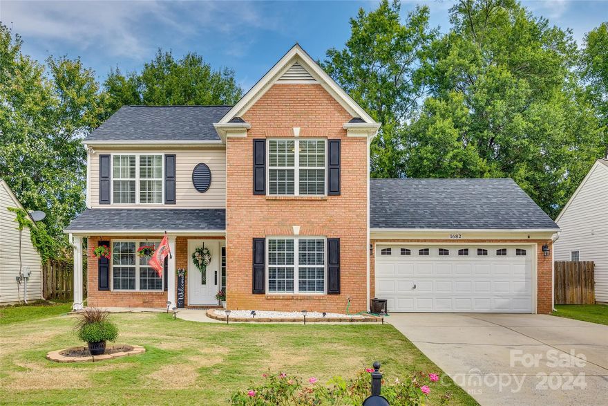 This charming traditional two-story residence features 3 spacious bedrooms and 2.5 bathrooms,
providing ample space for both comfort and convenience. All bedrooms are located upstairs as
well as laundry. The well-designed layout includes a kitchen with granite countertops and
formal dining room. Enjoy the fireplace with gas logs in the inviting living area, ideal for
relaxing after a long day.

Step outside to the fenced-in backyard that includes a great patio and a firepit – just in time for
fall bonfires! This is a fantastic space for outdoor activities and gatherings, offering privacy and
security. The property is situated in an established neighborhood. With a two-car garage and
plenty of storage, and an interior that has been so well taken care of - this home is positioned to
sell quickly. Don’t miss the opportunity to make this lovely house your new home!