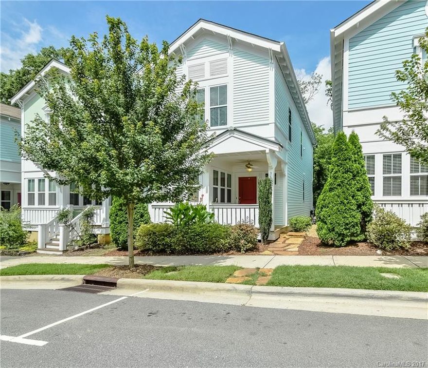 Wow, what a great location in the heart of Davidson. Convenient to shoppes, restaurants, farmers market,Library Green, & Davidson campus. Craftsman style charm w/ the modern touches of granite & stainless steel appliances. Gleaming hardwood floors throughout main level. House has tons of windows for added natural light! Fresh neutral paint throughout this home. Guest rooms upstairs share Jack & Jill style bath w/ granite counters. Master ste features tray ceiling, dual closets, & private bath.