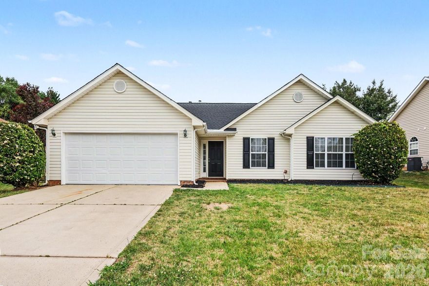 This 3-bedroom, 2-bathroom single-story home offers a bright and airy atmosphere, highlighted by high ceilings that enhance the sense of space throughout the main living areas. The interior features a practical and stylish mix of ceramic tile and laminate flooring, providing a carpet-free environment that is both durable and easy to maintain. A cozy fireplace serves as the focal point of the living room, perfect for relaxing evenings. The kitchen is designed for functionality, featuring Formica countertops and a mix of stainless steel and white appliances.

Outside, the property includes a private backyard, offering a versatile space for gardening, outdoor dining, or play. Combining classic architectural details with a functional one-level layout, this home provides a solid foundation for comfortable living.
