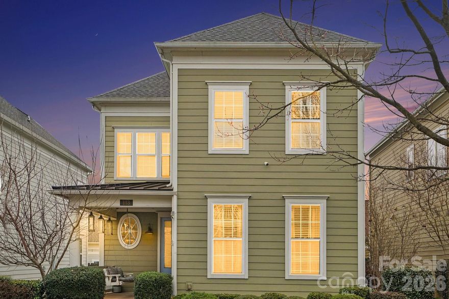 Stunning 3 bedroom, 3 full bath home in the sought after McCullough community in Pineville, built by John Wieland Homes, featuring two highly desirable flex spaces: a spacious loft and flex area upstairs in the main home plus a finished loft above the detached two car garage with its own mini split heating and cooling system, perfect for a home office, studio, gym, media room, or guest retreat. Inside, you will love the open concept layout with hardwood floors, crown molding, and a gourmet kitchen with granite countertops, stainless steel appliances, and a gas cooktop, all open to the dining area and inviting living room for effortless entertaining. The main living area flows seamlessly to the rear covered porch, creating the ideal indoor outdoor space for relaxing, grilling, or hosting friends. Enjoy a desirable split bedroom floorplan with the primary suite privately located on the main level, offering a large walk in closet and a spacious walk in shower. Upstairs you will find two additional bedrooms, a full bath, and a loft flex space for maximum versatility. Outside, enjoy the fenced yard and cozy wood burning fireplace area for gatherings year round, plus a third paved parking pad beside the garage and guest parking available in front of the home. Community amenities include swimming pools, tennis courts, a fitness center, clubhouse, playgrounds, a dog park, and walking trails with Greenway access, all conveniently located near Ballantyne, Uptown, downtown Pineville, and Fort Mill, with quick access to CLT Airport, I 77, and I 485.