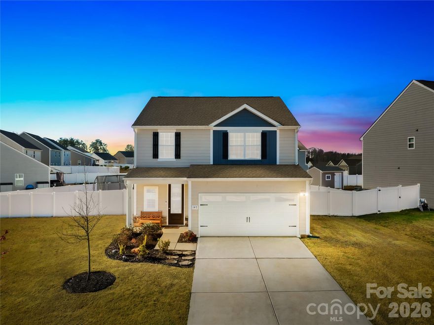 Welcome to a beautifully maintained 4-bedroom, 2.5-bath home located in the desirable Colonial Crossing community of Troutman. This property offers a functional floorplan with an open main-level living area, spacious kitchen with ample cabinetry, and a dedicated dining space. The upper level features a well-appointed primary suite with walk-in closet, along with three additional bedrooms suitable for guests, office use, or flex space.

Exterior highlights include a pergola-covered patio and a fully fenced backyard, providing an ideal setting for outdoor living, entertaining, and privacy. The home is situated on a quiet street within close proximity to local amenities, parks, and convenient access to I-77.

This property offers a blend of comfort, convenience, and community appeal in one of Troutman’s most sought-after neighborhoods.