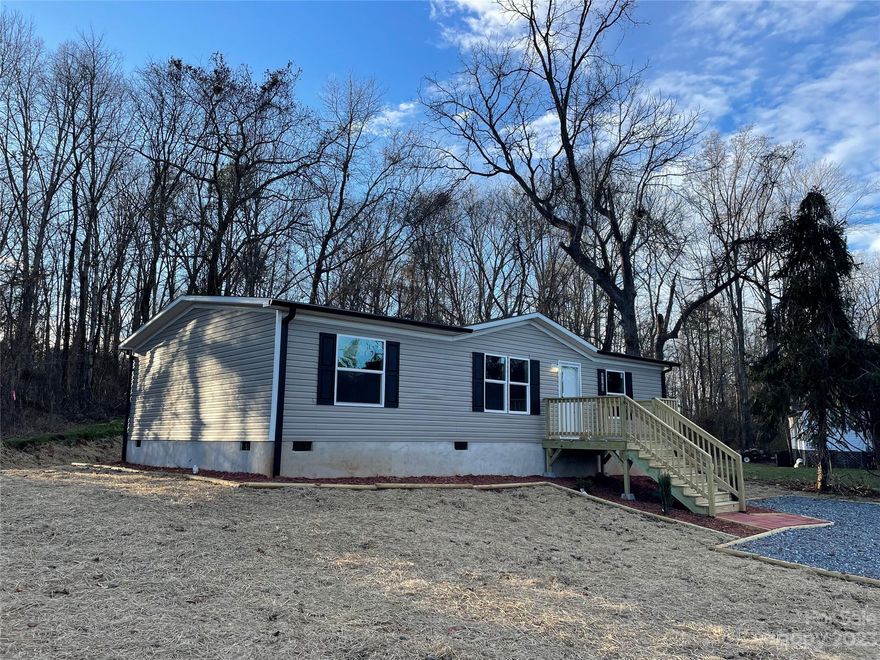 New Construction Manufactured Home! 3 beds, 2 baths, 1232 hsf. Located in a beautiful, rural area of Burke County near the intersection of Tallent Rd and Jamestown Rd. Close proximity to I-40.