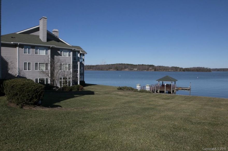 The waterfront condo on Lake Wylie you've been waiting for! Beautifully updated with chef's kitchen, open to great room and jaw-dropping main channel views. Stylish gas fireplace with contemporary design.  Custom tile and cabinetry and stylish fixtures. Master suite has private sunroom for relaxing and lake-watching. Screened porch with views, views, views.  The Lake Club marina , community pool, tennis courts and playground make this Lake Wylie's premier residential resort.