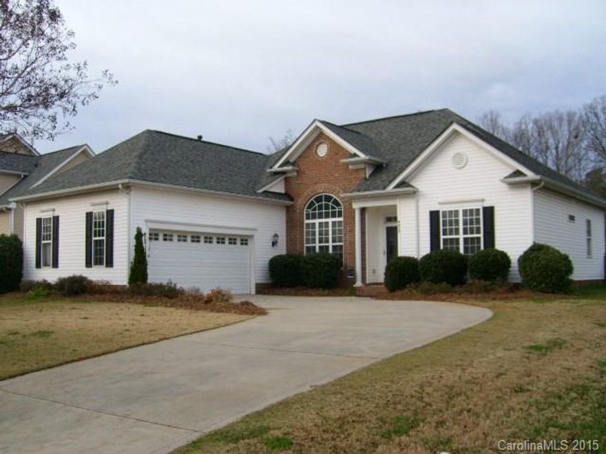 Spacious custom ranch with open floor plan and split bedrooms. Crown moldings throughout high ceilings, upgraded kitchen cabinets, stainless steal appliances. Fenced rear yard with patio for privacy for that perfect outdoor living space. Great room with built-ins and gas log fireplace for cozy relaxation. Hardwoods quality details throughout and a full 2 car courtyard garage.