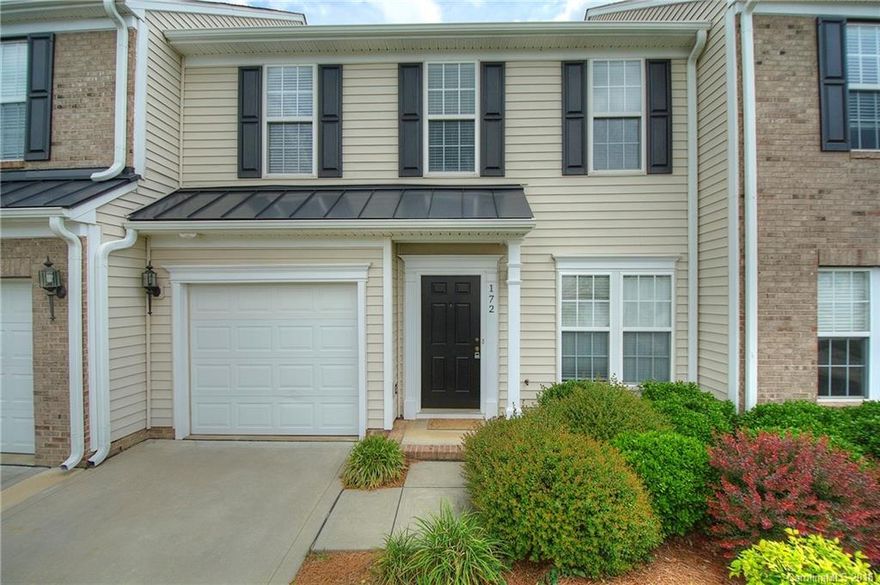 This move-in ready town home in Lake Wylie has private fenced in patio, single car garage, 2 nice living/dining spaces with newly installed wood flooring on main.  Master suite has trey ceiling and ceiling fan. Two more spacious bedrooms and bath are on the 2nd floor.  Easy walk to the neighborhood pool, playground/recreation area.  Close to schools, shopping, restaurants!