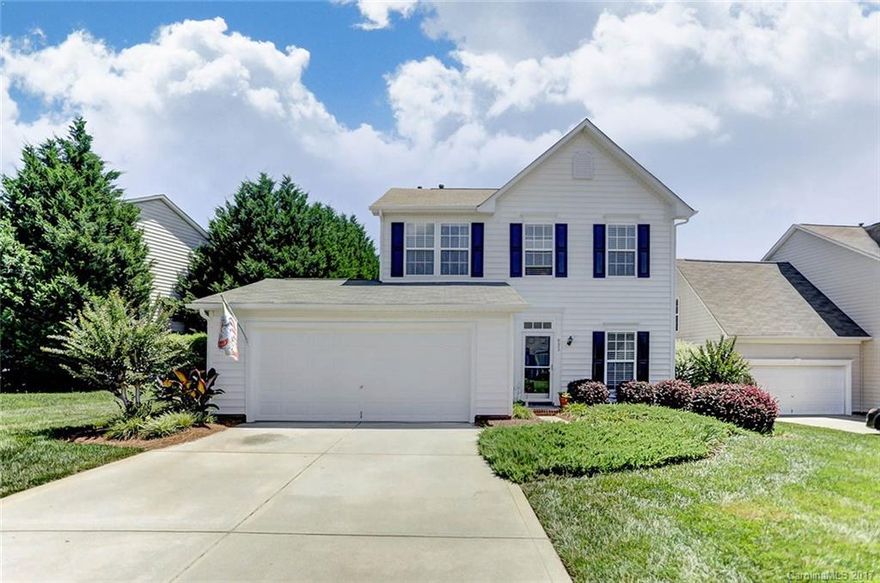 Beautiful 2 Story Home on a Quiet Cul de Sac in Desirable Fort Mill Schools. Open Floor Plan, 9 ft ceilings downstairs w/tons of Natural Light. New paint throughout, new carpets, and new laminate flooring in foyer, dining rm, breakfast area, & kitchen. Spacious Master suite upstairs w/ over sized secondary rooms. Fenced yard, lawn & garden professionally maintained w/ irrigation system. The outdoor living area is private & quiet w/ mature landscaping. Convenient to I-77 & Shopping