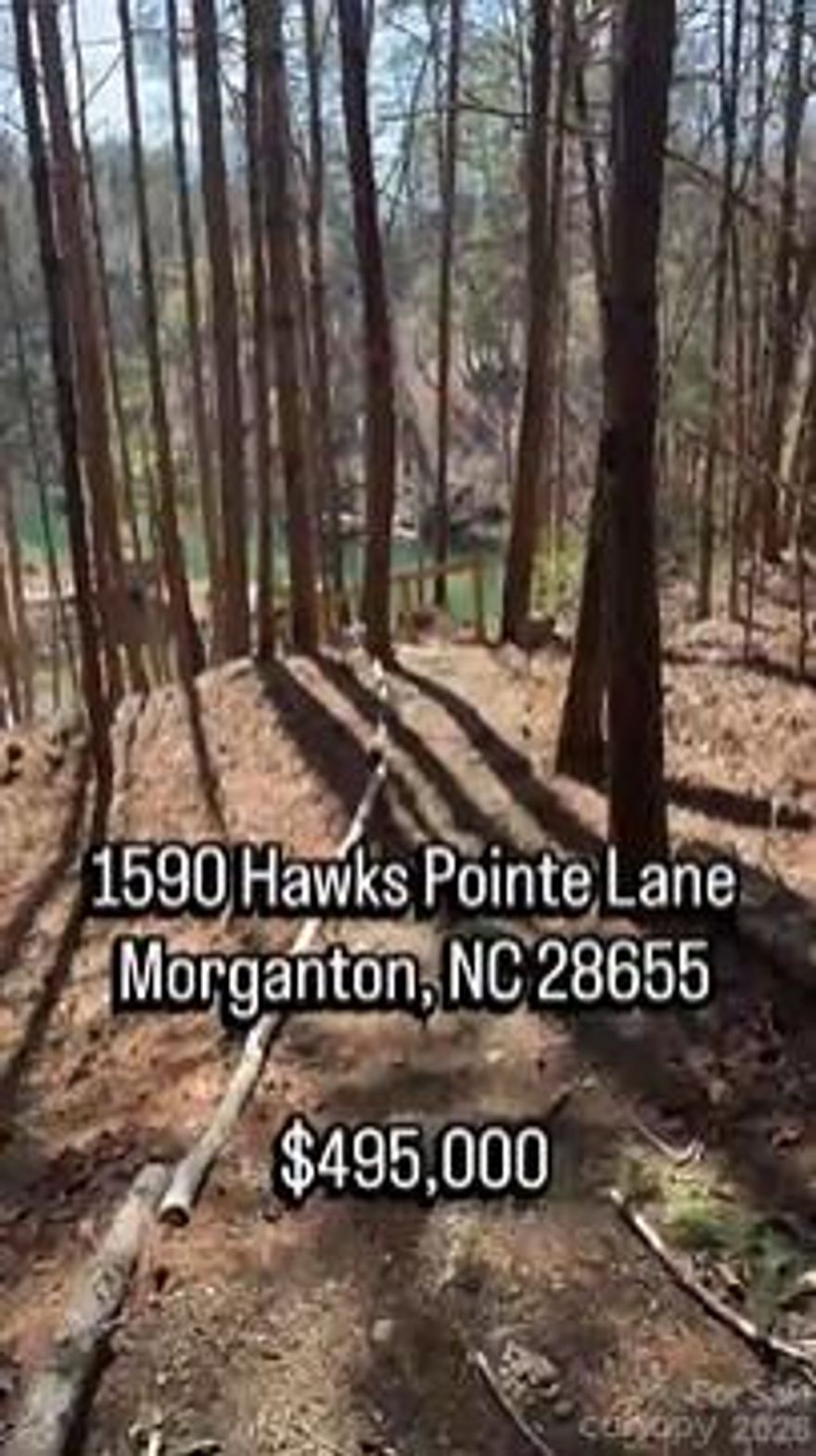 Experience Lake James living from the ground up on this rare, waterfront homesite in sought-after Southpointe. This 0.96-acre lot at 1590 Hawks Pointe Lane offers a gently sloping, wooded setting that naturally lends itself to a luxury home with a walkout lower level and expansive outdoor living to capture serene cove views and year-round privacy. With its generous width, topography, and utilities available at the street, the site is a ready canvas for an architect-designed retreat that feels both elevated and effortless.

Tucked into a quiet cove, the property includes an existing private dock, giving you immediate access to boating, paddling, fishing, and sunset cruises without ever leaving your backyard. The slope from street to shoreline allows for a dramatic arrival at road level, then an easy flow down through terraces, covered porches, and potentially an infinity-edge pool toward the water’s edge. Mature trees frame the homesite and help preserve a sense of seclusion while still placing you in one of Lake James’ most established communities.

Located in the Southpointe neighborhood on the shores of Lake James, this lot is surrounded by custom homes and thoughtfully maintained common areas. Community amenities include a lakeside pool, clubhouse, and walking trails, giving owners multiple ways to enjoy the lake lifestyle beyond their own dock. Wide, well-kept streets and carefully curated architecture create a cohesive streetscape that supports long-term property values and a true neighborhood feel instead of a transient vacation environment.

Southpointe’s covenants and architectural guidelines are designed to protect both aesthetics and investment. The community is restricted to single-family residences, with minimum square footage requirements and an architectural review process for all new construction and significant exterior changes. No manufactured homes, RVs as permanent residences, or commercial uses are allowed. Setback, design, and material standards encourage high-quality construction and a harmonious look among homes, while still allowing each owner to express an individual style.

Everyday conveniences are within easy reach. Morganton’s shops, restaurants, and services are a short drive away, with regional destinations like Hickory and Asheville accessible for work, health care, and entertainment. Outdoor enthusiasts will appreciate the proximity to state parks, hiking and biking trails, and other Lake James access points, creating a four-season playground at your doorstep. Yet when you return home, the cove setting and wooded surroundings bring a sense of calm that feels far from busy corridors.

For buyers, architects, and builders seeking a premier Lake James homesite with a balance of privacy, community, and design control, this Southpointe lot is an outstanding opportunity. Bring your builder, your plans, or your imagination and design a home that steps down the hillside to the water, with walls of glass, generous porches, and indoor-outdoor spaces that make the most of this special setting. Schedule a walking tour of the property to experience the lay of the land and begin envisioning your own custom retreat on Lake James.