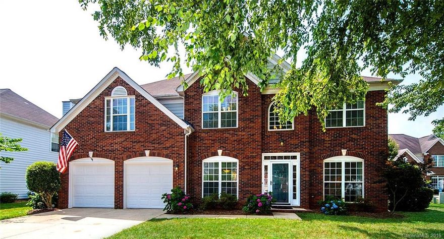 PRIVATE fenced in backyard with huge deck and pergola that sits on a corner lot/cul -de-sac!  This home features an open floor plan with a great room and a wood burning fireplace, silestone countertops, all new black appliances, sunroom, HVAC and Furnance-2014, hardwoods in dining room and entry way, office, huge master bedroom with sitting room and walk in closet, 2 car garage, irrigation system, and more.  Come check it out today!