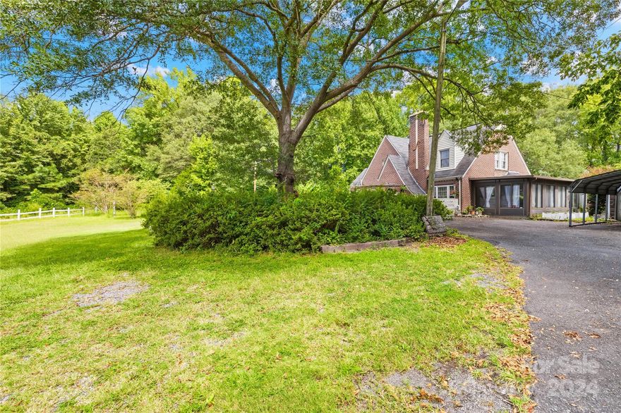 ***OLD WORLD CHARM ON NEARLY 3 ACRES*** They just don’t build them like this anymore. Visually stunning brick home with extensive stone work inside and out. Elegant layout with spacious rooms. Hardwood floors and french doors. Delightful moldings and trim work highlighted by the medallions and rosettes on the ceilings. The house needs work and could be brought back to it’s glory with some imagination. Excellent opportunity to create something very special and unique. Multiple sheds on property. Finished basement.